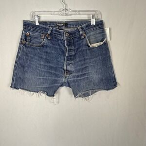 Nasty Gal Vintage Raw Hem Denim‎ Mom Shorts (Made from Vintage Levi's Denim)